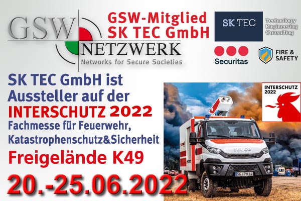 GSW-Mitglied SK TEC GmbH auf der Interschutz 2022